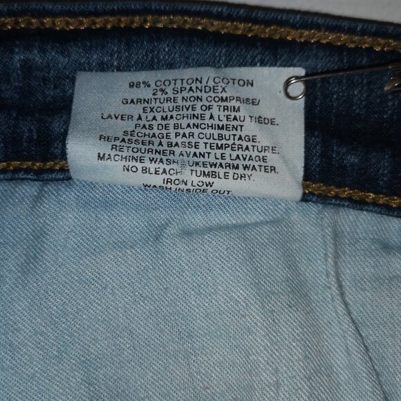 Tommy Hilfiger Men's Size 32 Made in Canada Euro Flare Blue Jeans - Picture 8 of 11